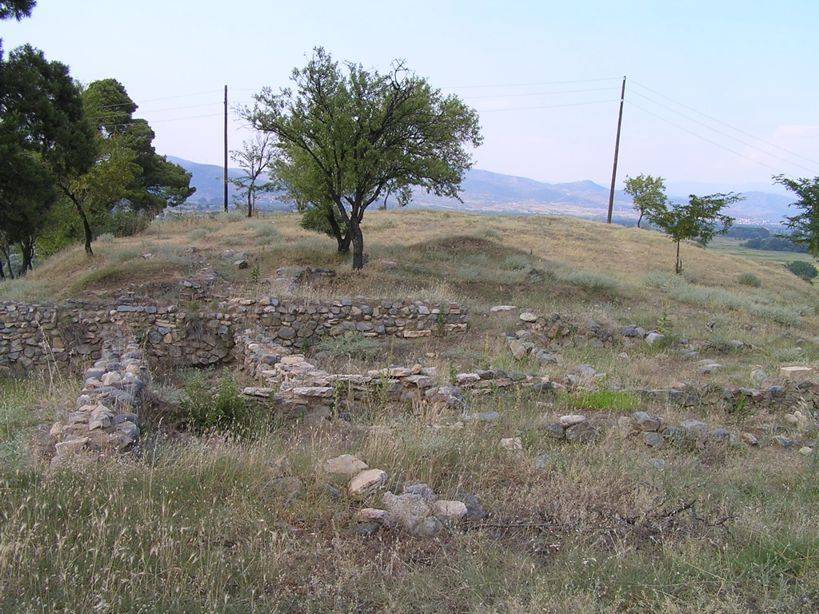 Vardarski rid - vykopávky u akropole