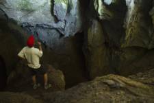 Rozsáhlé vstupní prostory jeskyně Ladrica
